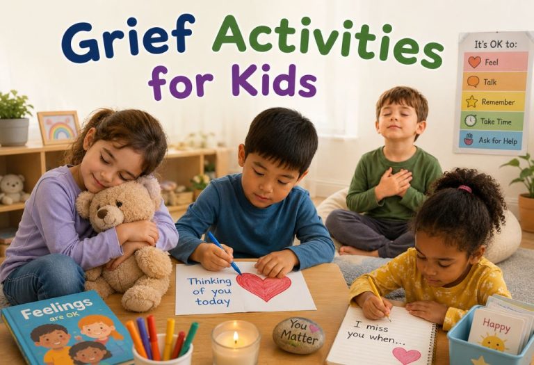 15 Grief Activities for Kids to Help Them Process Loss and Heal