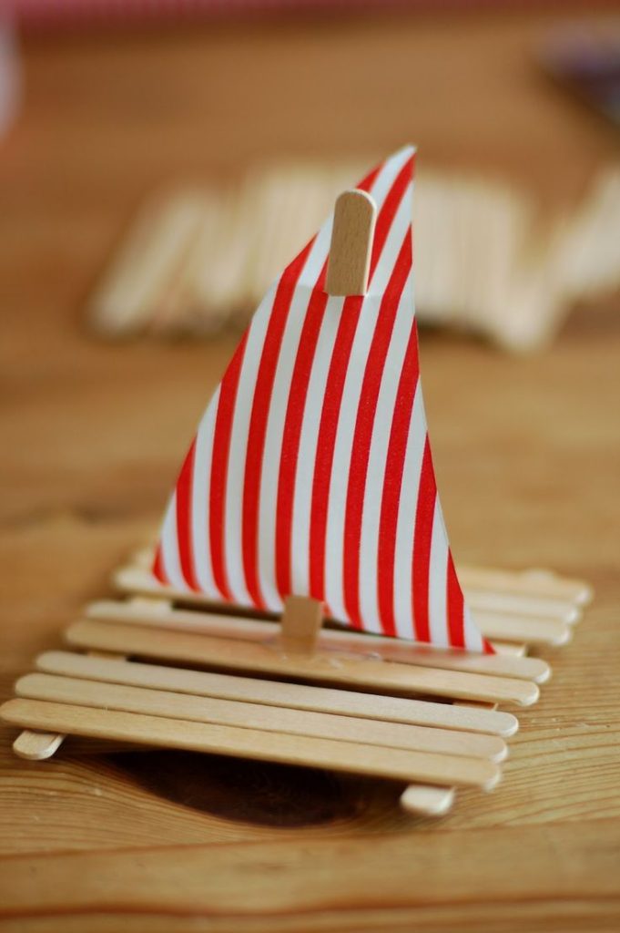 Popsicle Stick Sailboat