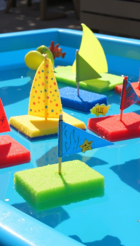 Sponge Sailboat