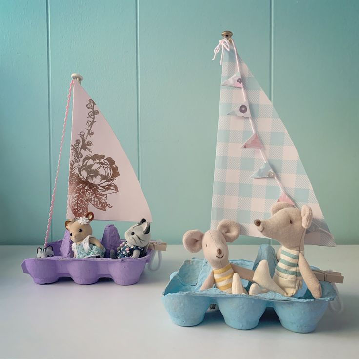Egg Carton Boat
