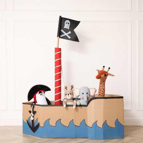 Cardboard Pirate Ship