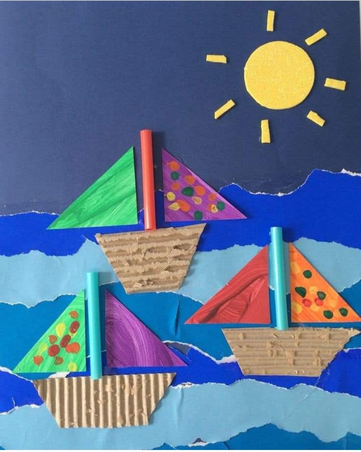 Cupcake Liner Boat