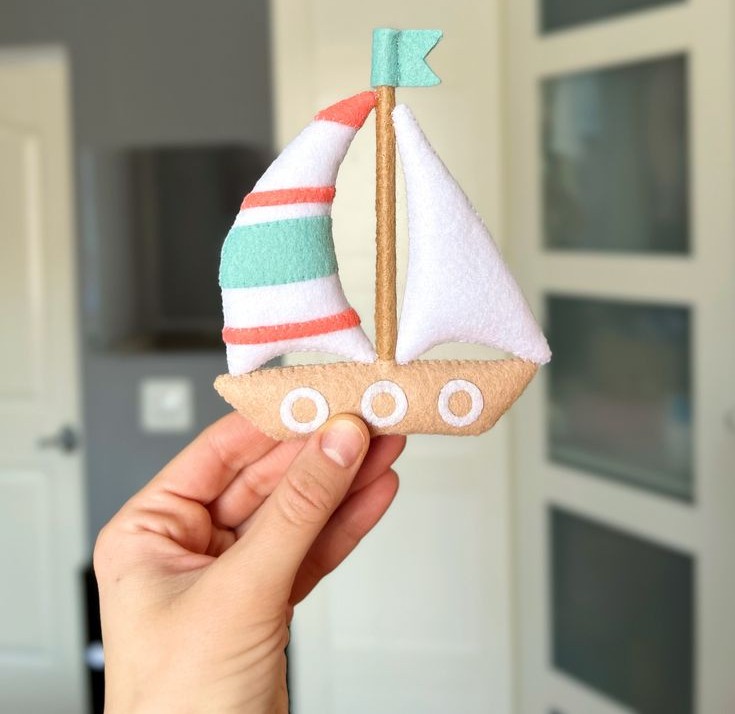 Felt Sailboat