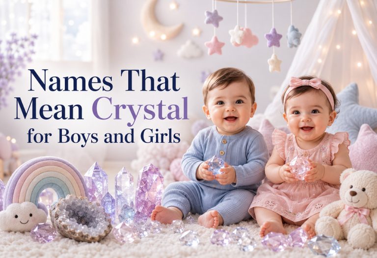 100 Names That Mean Crystal for Boys and Girls