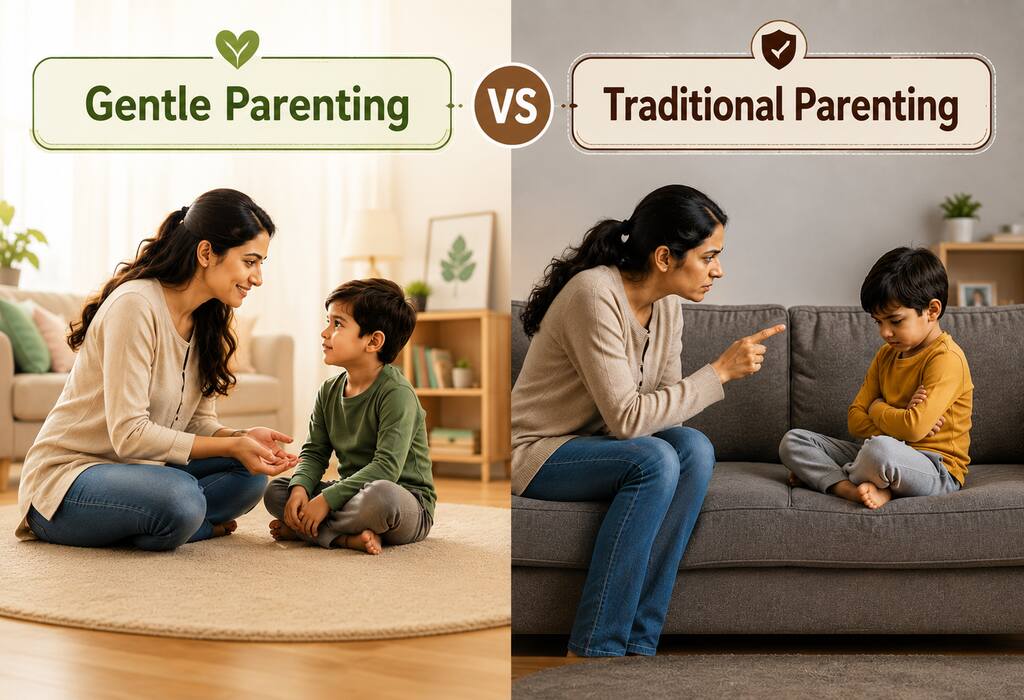 Gentle Parenting vs Traditional Parenting: Differences & Which Is Better? Gentle Parenting vs Traditional Parenting: Differences & Which Is Better?
