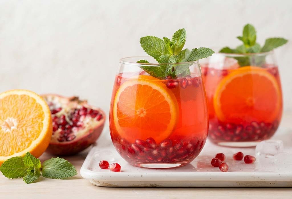 Pomegranate Orange Fizz Pomegranate Orange Fizz