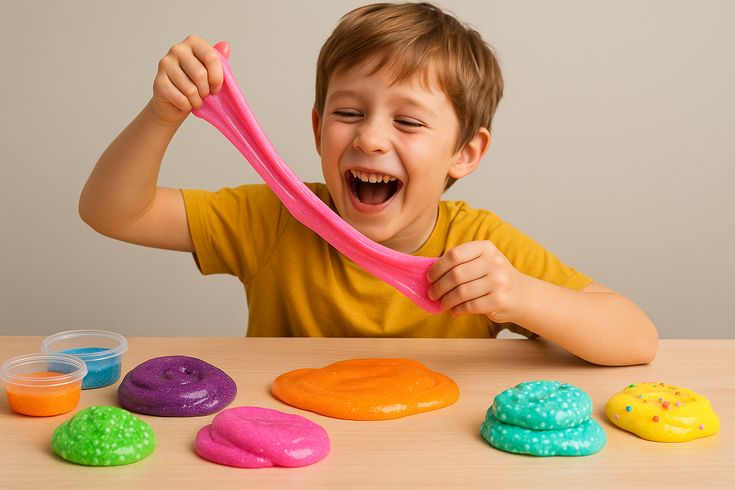 Colour Slime or Playdough