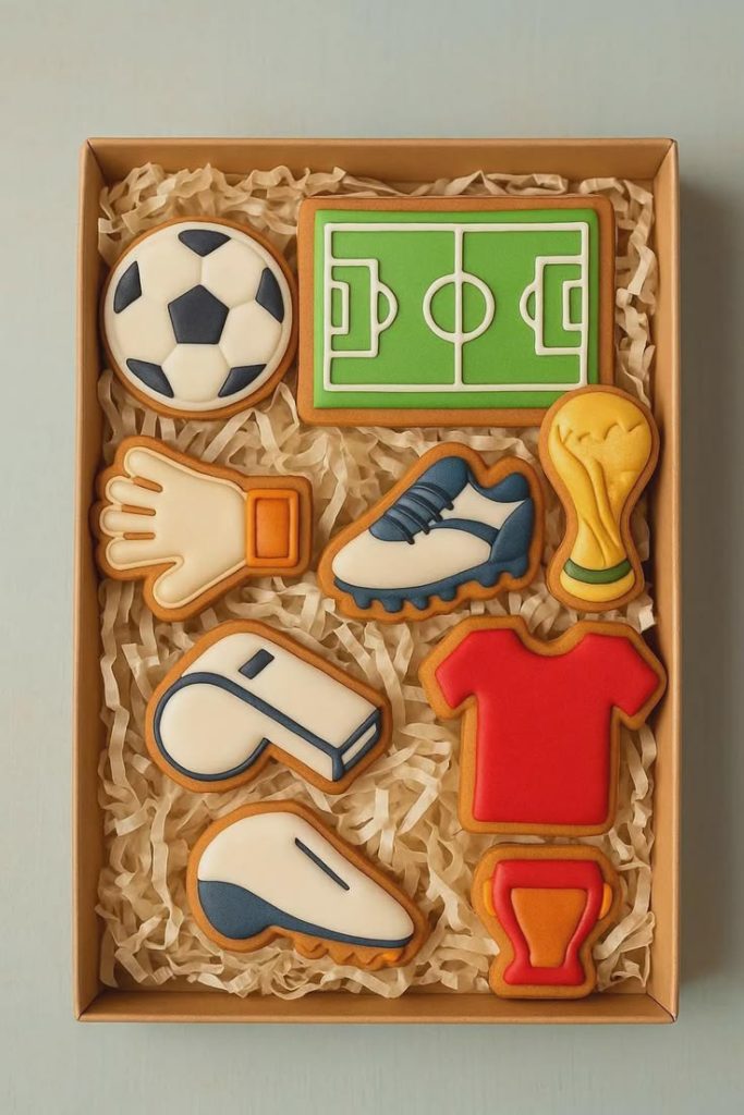 Football Cookie Decorating