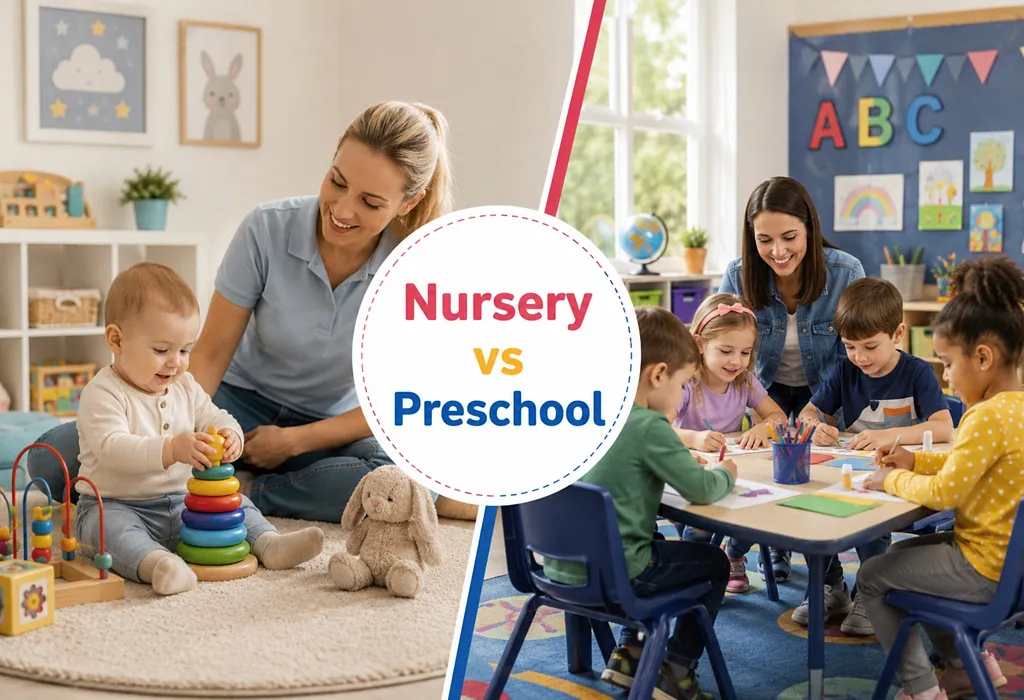 Nursery vs Preschool: Know the Difference Nursery vs Preschool: Know the Difference