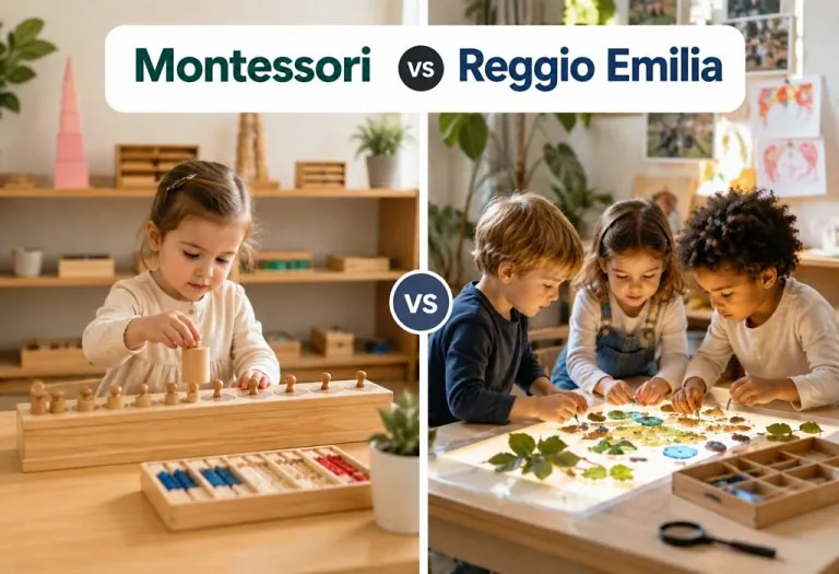 Montessori vs Reggio Emilia: Understanding the Key Differences