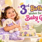 100+ Third Birthday Wishes for a Baby Girl
