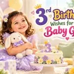 100+ Third Birthday Wishes for a Baby Girl
