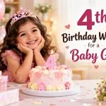 100+ Fourth Birthday Wishes for a Baby Girl