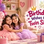 100 Birthday Wishes for A Twin Sister to Make Her Day Special