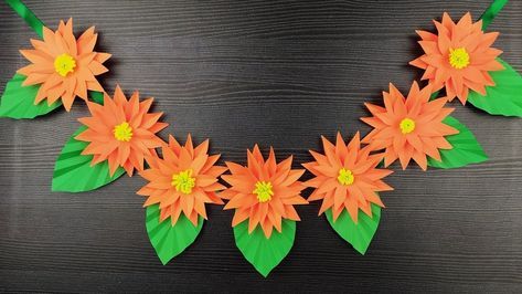 Paper Flower Toran