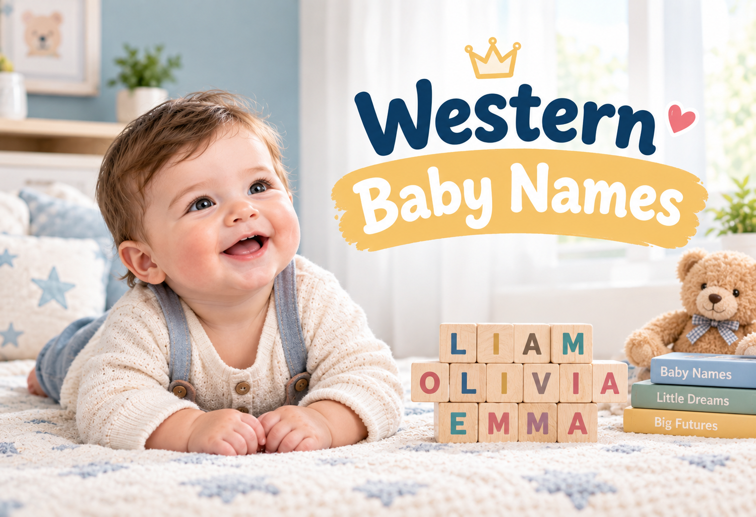 100+ Western Baby Names for Boys and Girls