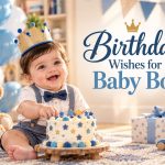 100+ Birthday Wishes for a Baby Boy