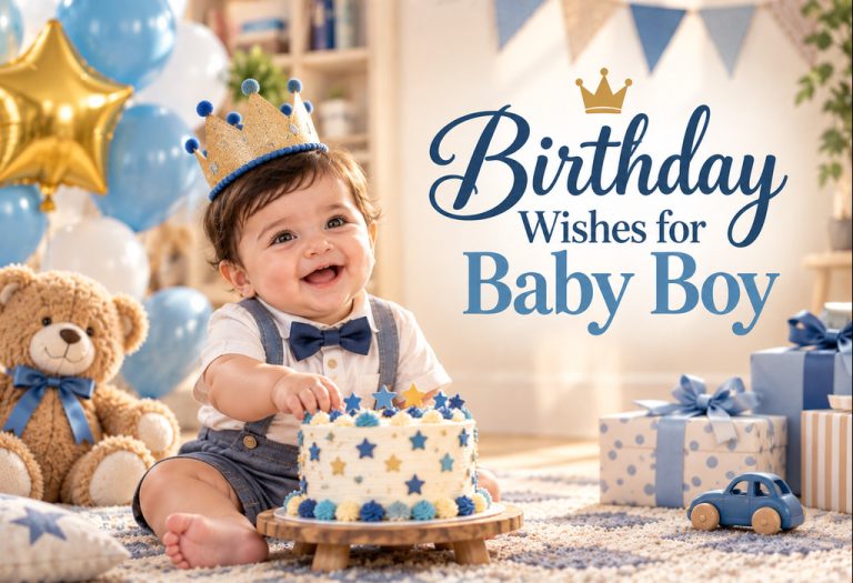 100+ Birthday Wishes for a Baby Boy