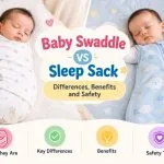 Baby Swaddle vs Sleep Sack: Differences, Benefits and Safety