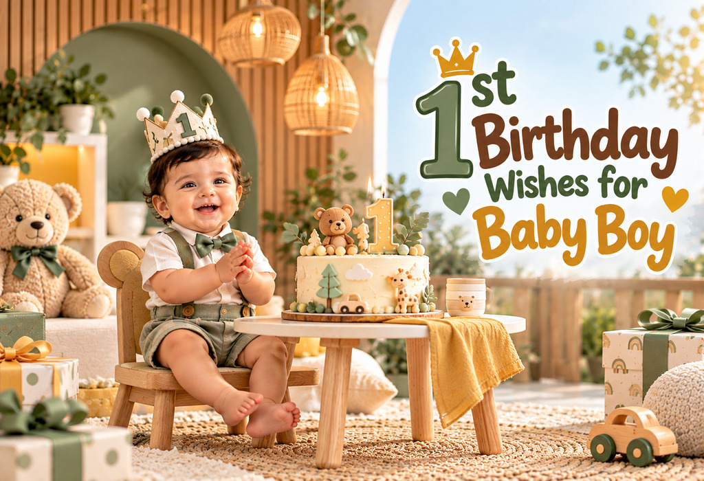 100+ Heartfelt 1st Birthday Wishes for a Baby Boy 100+ Heartfelt 1st Birthday Wishes for a Baby Boy