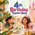 30 Best 4th Birthday Party Themes for Boys and Girls