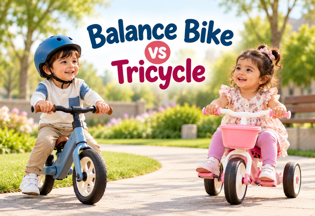 Balance Bike vs Tricycle: Key Differences and Which to Choose
