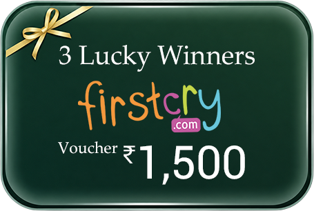 3 Lucky Winners FirstCry Voucher ₹1,500