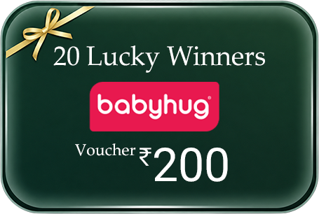 3 Lucky Winners Babyhug Voucher ₹1,500