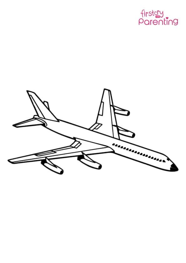 Airplane Coloring Page Colouring Pages