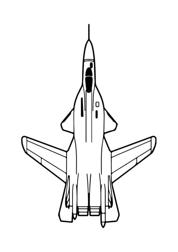 Airplane Colouring Pages