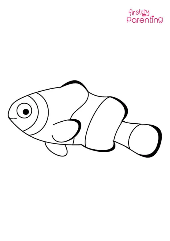 Anemone Fish Coloring Page