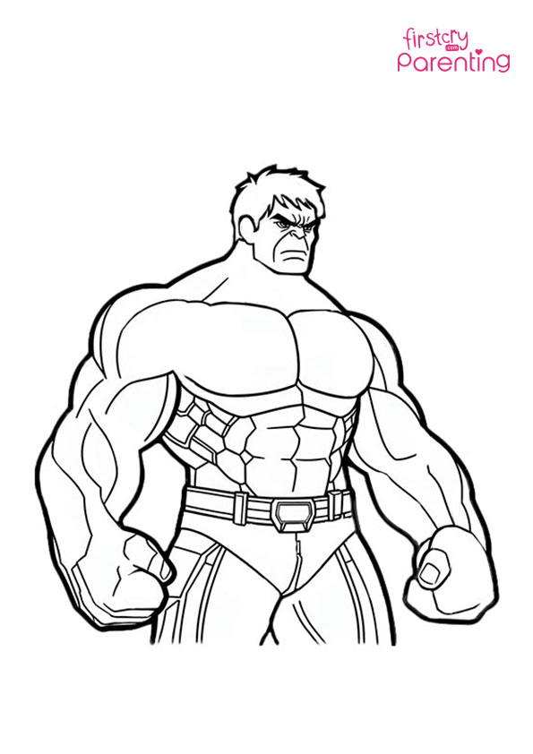 Avengers Hulk Coloring Page