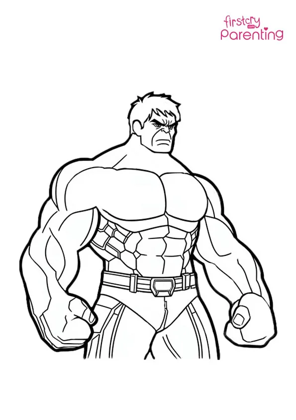 Avengers Hulk Coloring Page