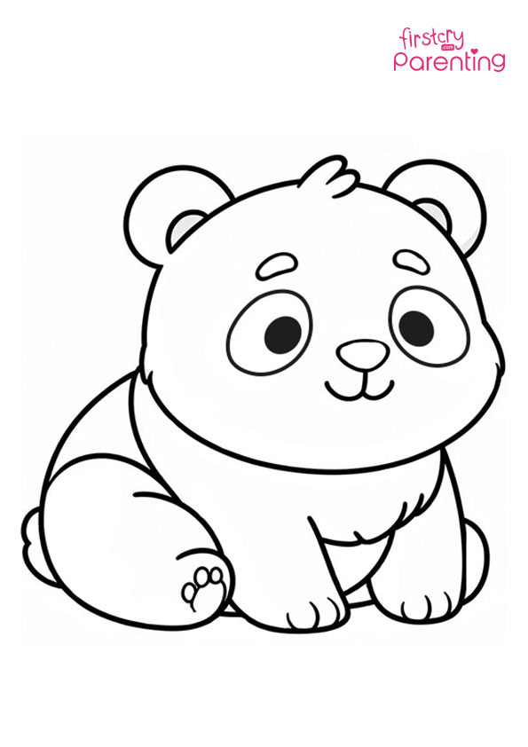 Baby Panda coloring page