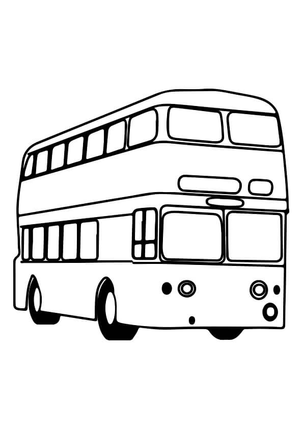 Bus Colouring Pages