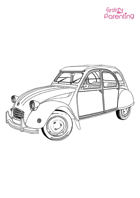 Car Seatbelt Safety For Child Coloring Page