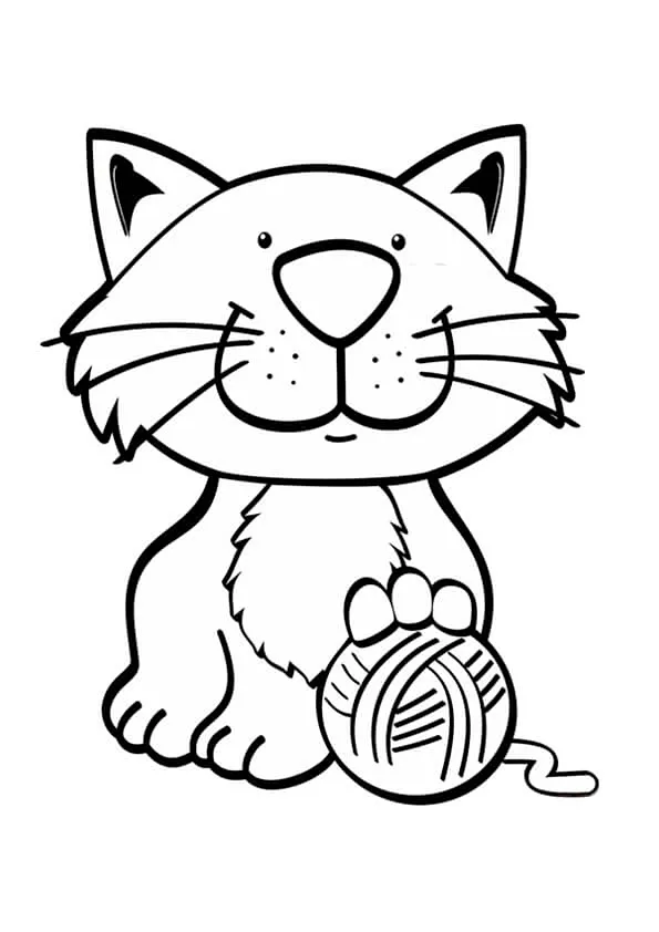 Cat Colouring Pages