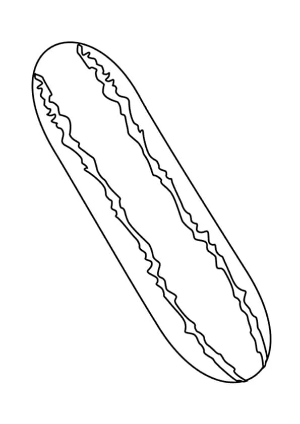 Cucumber Colouring Pages Cucumber Colouring Pages