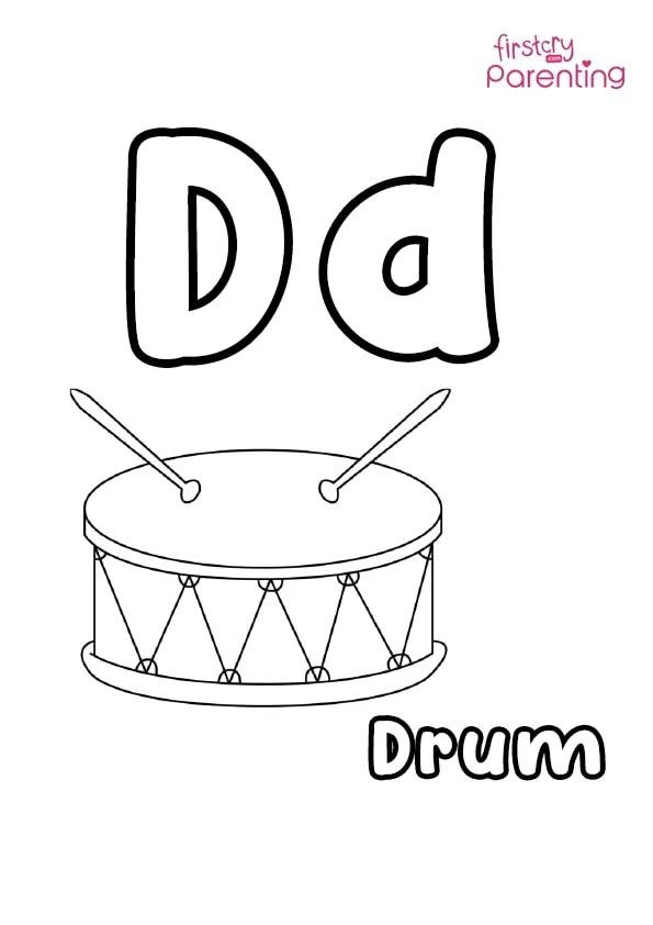 D For Drum Coloring Page Colouring Pages D For Drum Coloring Page Colouring Pages