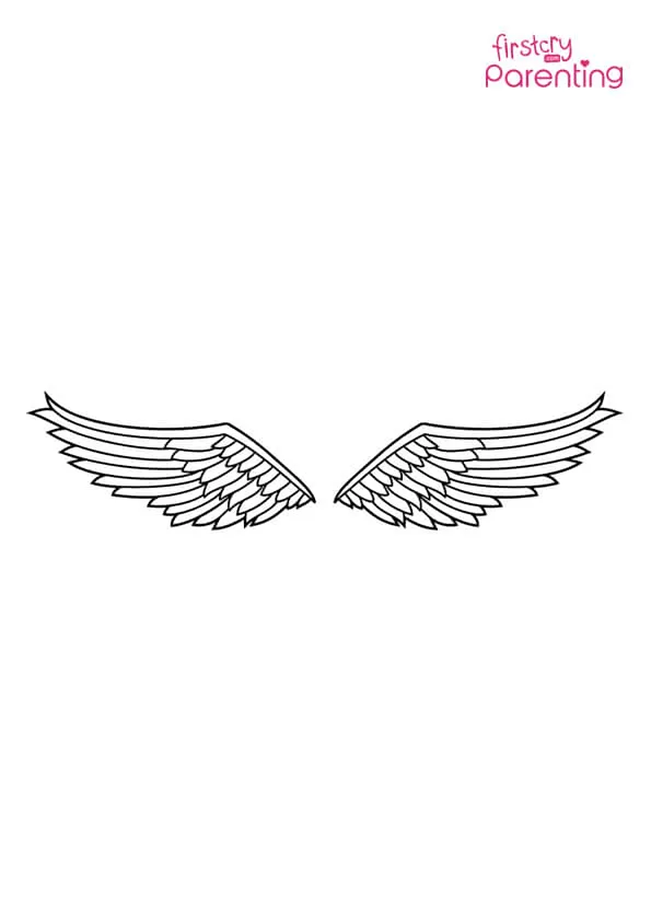 Eagle Wings Symbol Coloring Page Colouring Pages Eagle Wings Symbol Coloring Page Colouring Pages