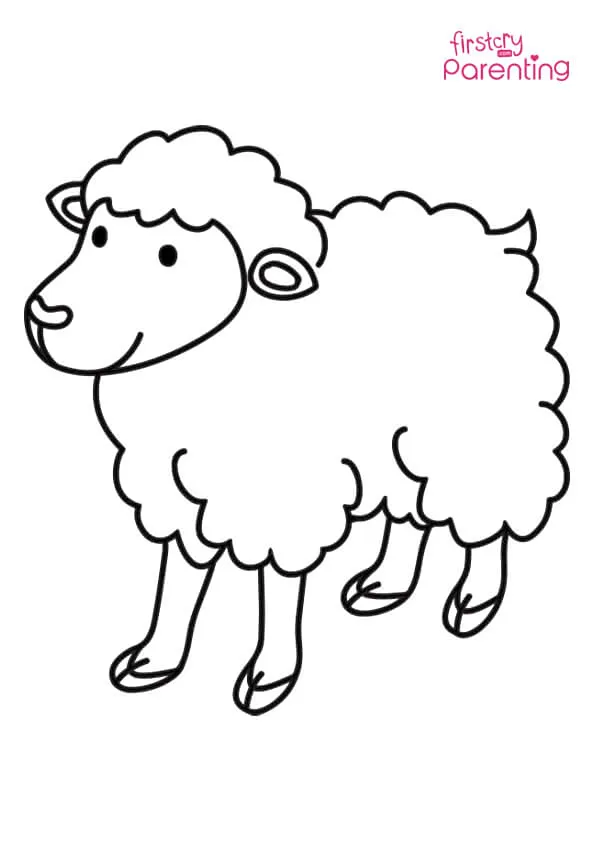 Easy Sheep Coloring Page Colouring Pages Easy Sheep Coloring Page Colouring Pages