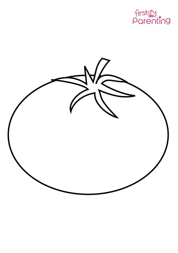 Easy Tomatoo Coloring Page
