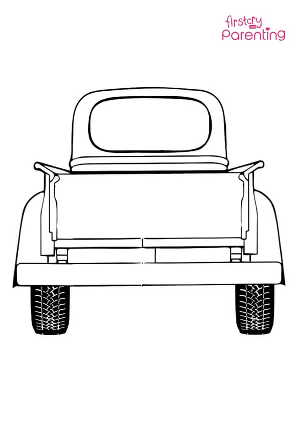 Farm Truck Coloring Page Colouring Pages