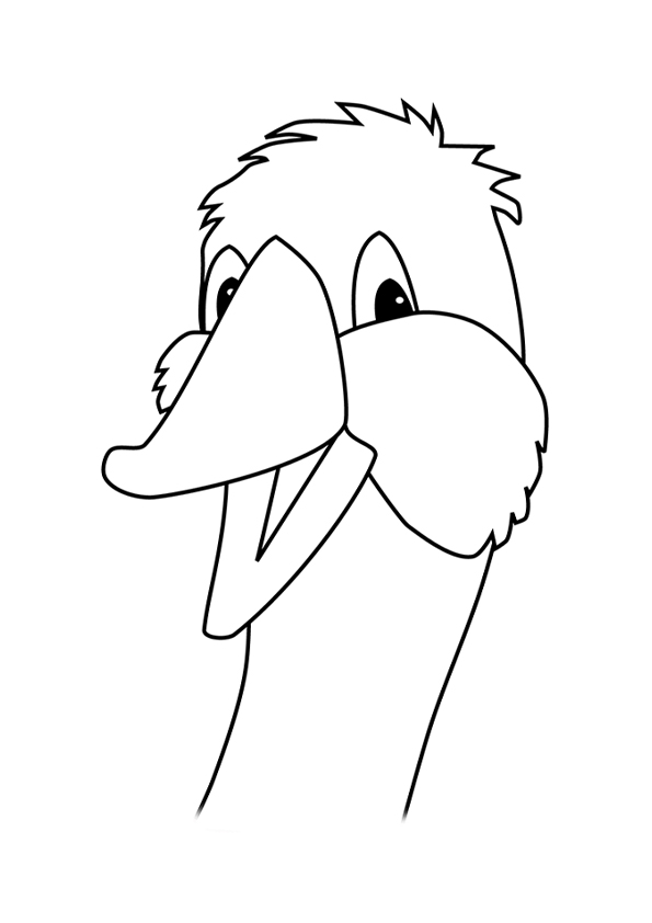 Goose Colouring Pages