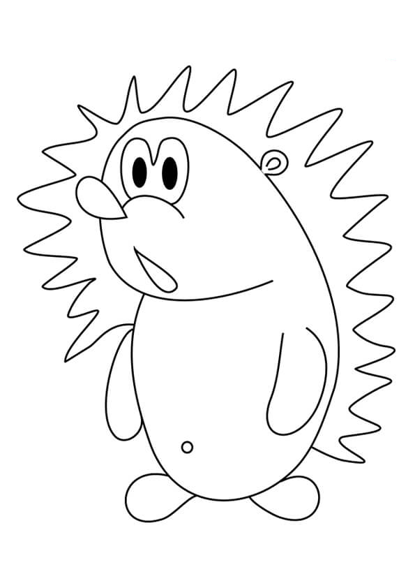 Hedgehog Colouring Pages