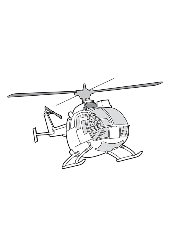 Helicopters Colouring Pages Helicopters Colouring Pages