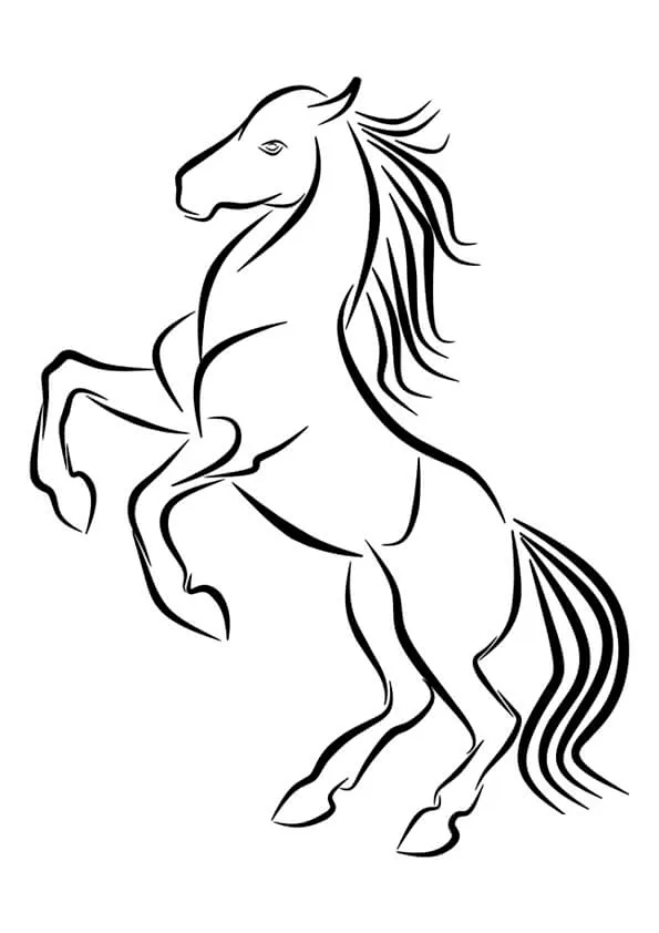 Horse Colouring Pages