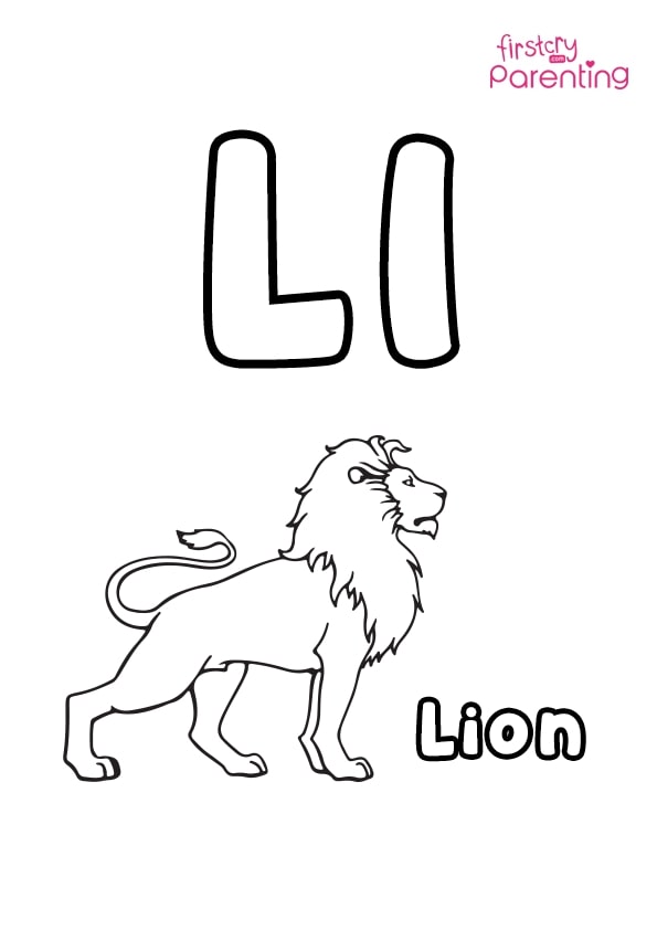 Easy Printable Letter L Coloring Pages For Kids