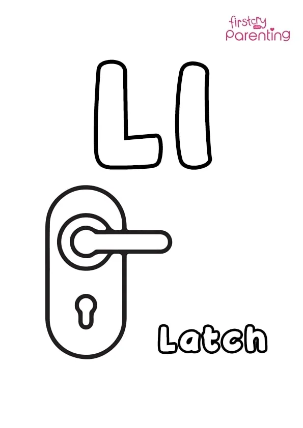 Lantern Latch Coloring Page Lantern Latch Coloring Page