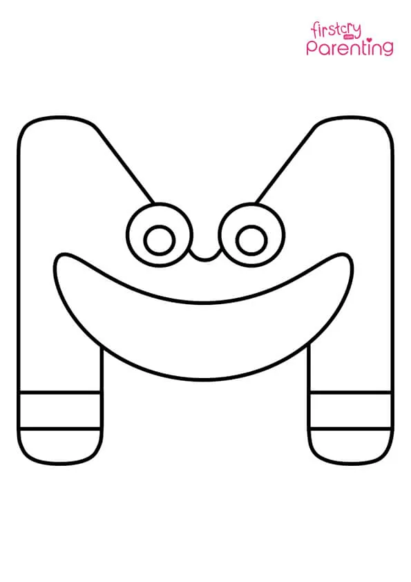 Letter M Coloring Page Colouring Pages Letter M Coloring Page Colouring Pages